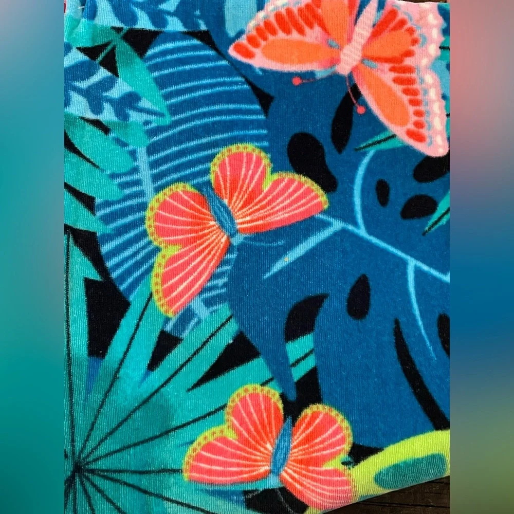 BETSEY JOHNSON NWT Butterfly Beach Towel, Unbranded SEAS THE DAY Tote, B&B Charm